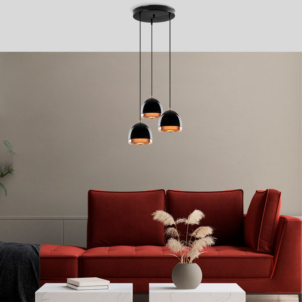 Opviq LuminaCraft Noir Chandelier 110 - Industrial Elegance | Opviq