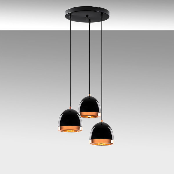 Opviq LuminaCraft Noir Chandelier 110 - Industrial Elegance | Opviq