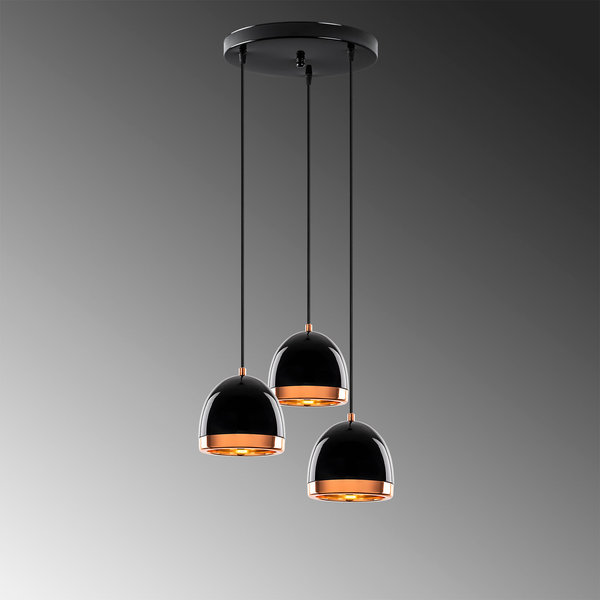 Opviq LuminaCraft Noir Chandelier 110 - Industrial Elegance | Opviq