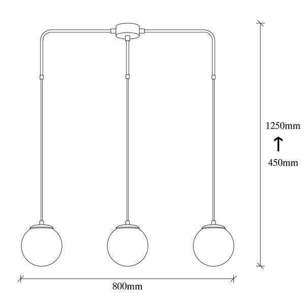 Opviq Luminaire Noir: Modern Elegance Chandelier | Opviq