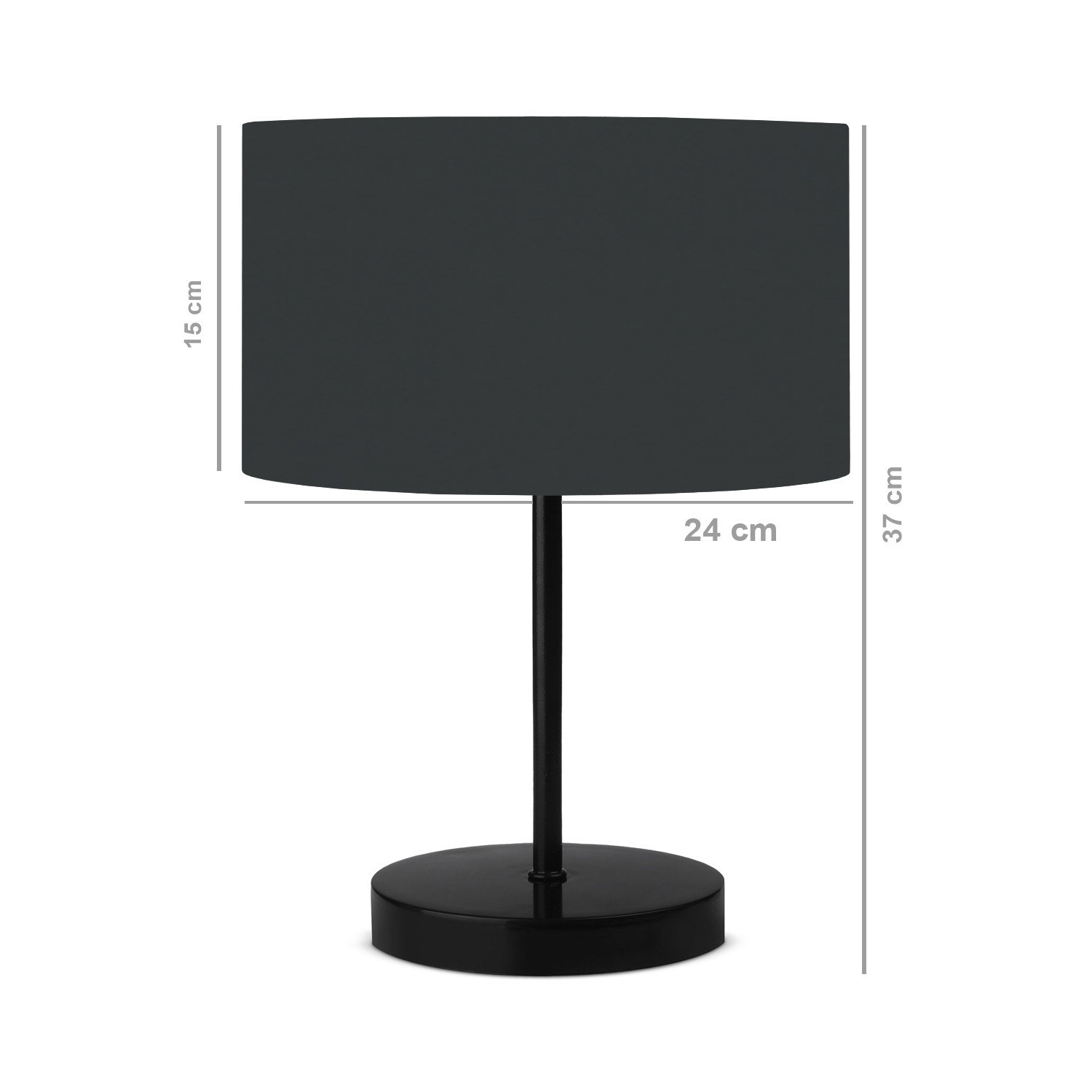 Opviq Luminara Anthracite: Modern Elegance Lamp | Opviq