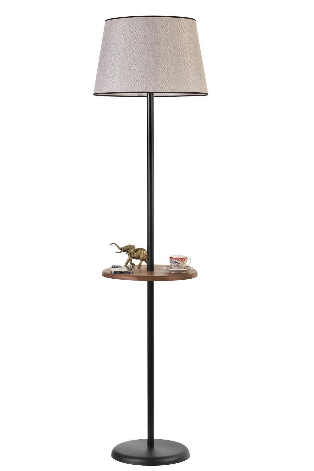 opviq Luminara BeechGlow: Elegant Metal Floor Lamp | Opviq