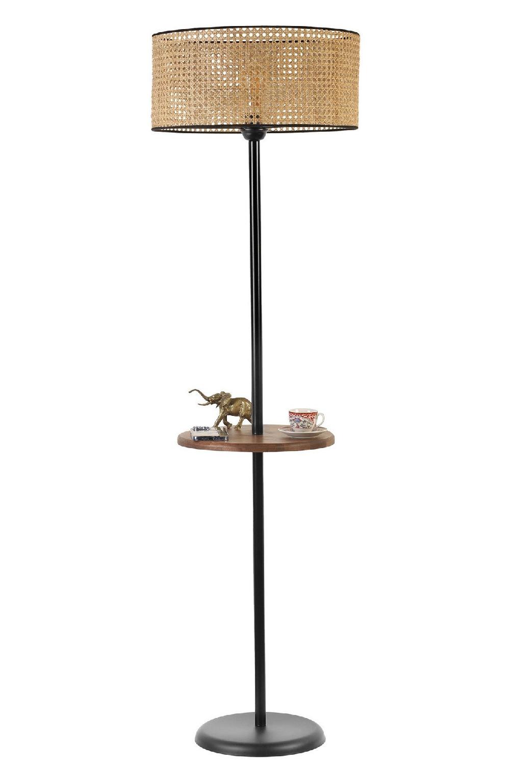 Opviq Luminara BeechGlow: Elegant Metal Shelf Lamp | Opviq