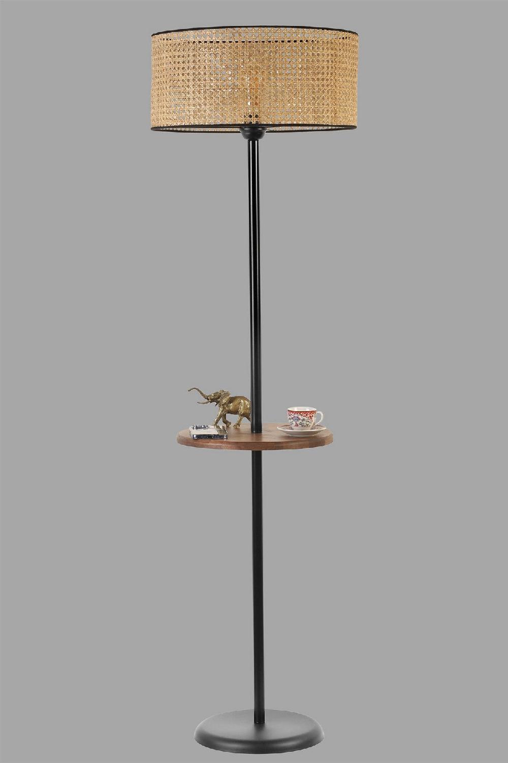 Opviq Luminara BeechGlow: Elegant Metal Shelf Lamp | Opviq