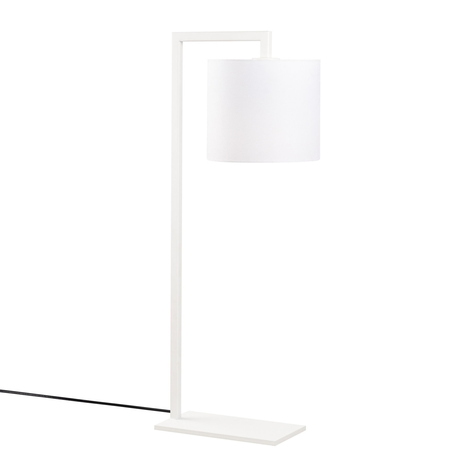 Opviq Luminara Chic - Modern White Metal Table Lamp | Opviq