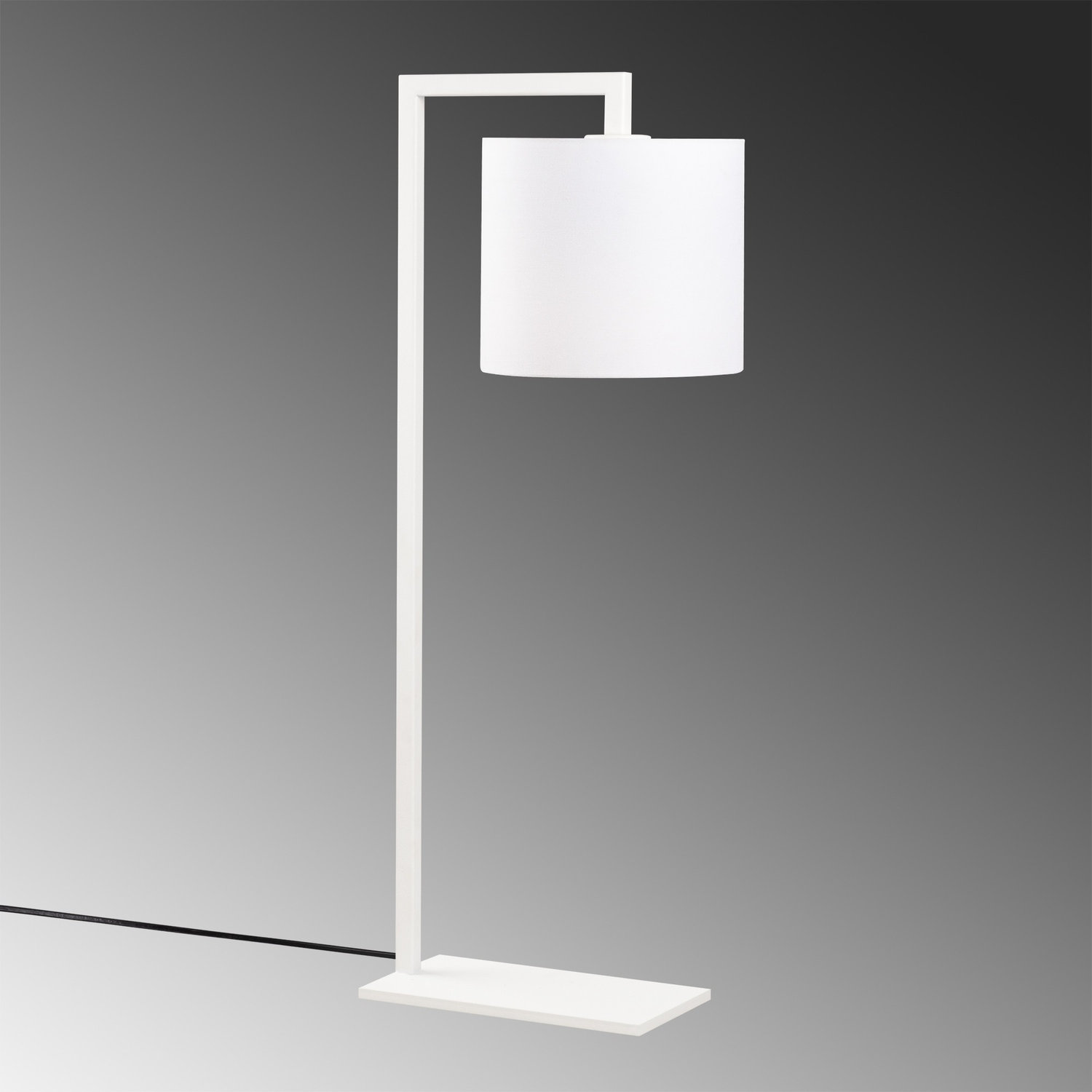 Opviq Luminara Chic - Modern White Metal Table Lamp | Opviq