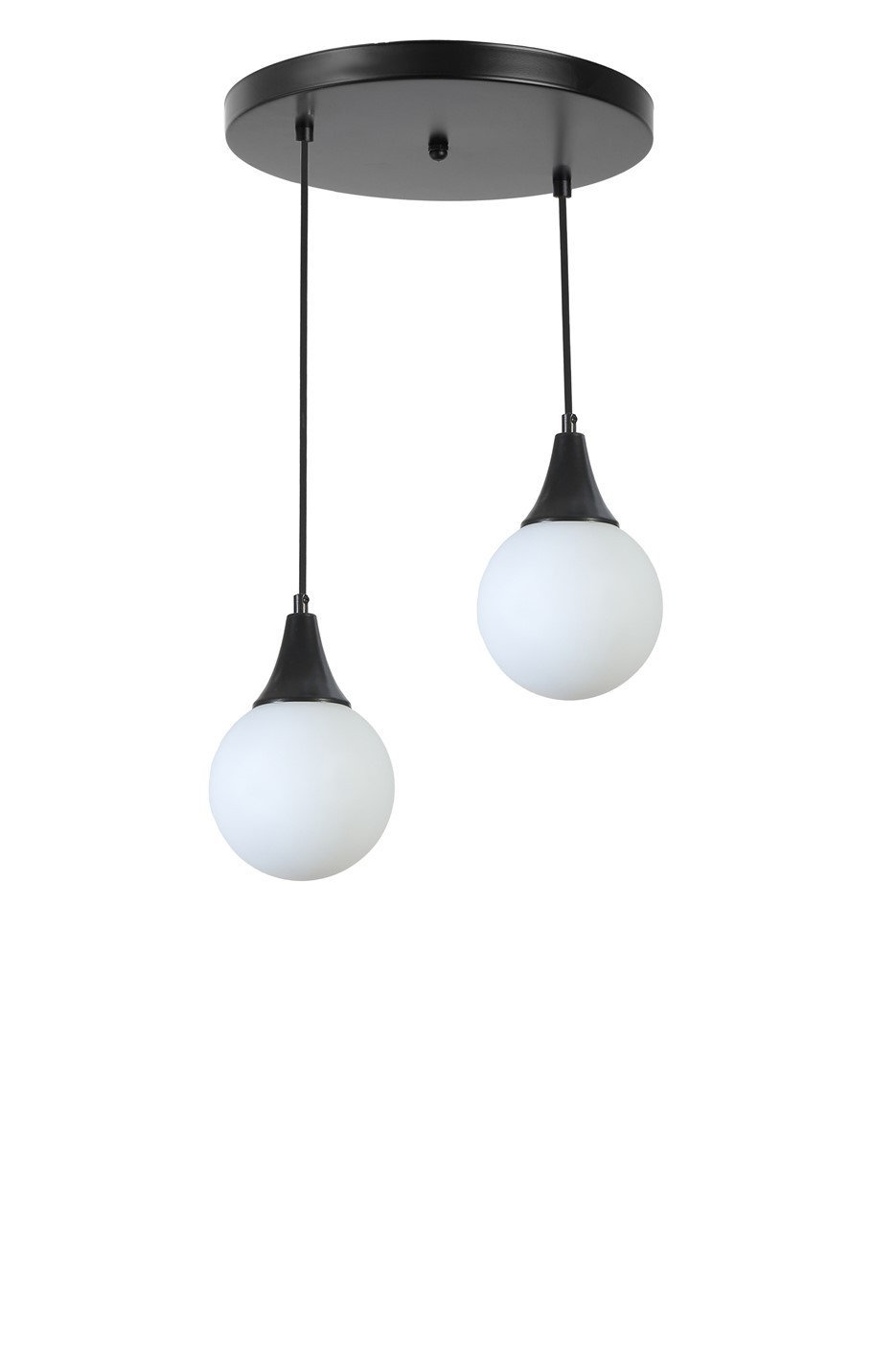 Opviq Luminara Elegance: Black & White Chandelier Delight | Opviq