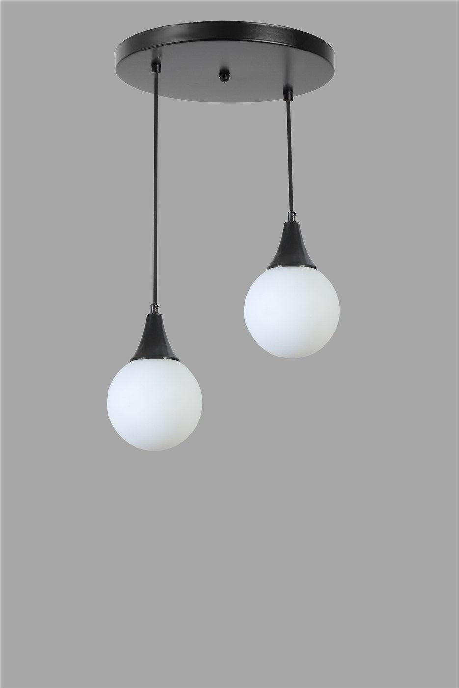 Opviq Luminara Elegance: Black & White Chandelier Delight | Opviq