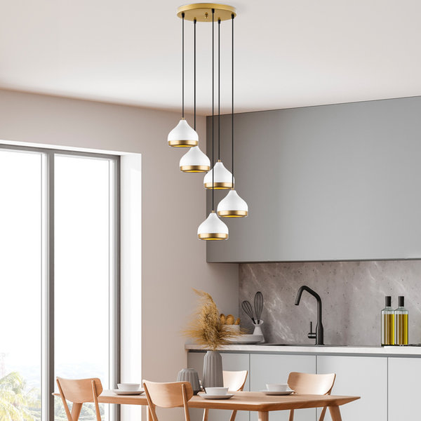 Opviq Luminara Elegance Chandelier 111cm White Glow | Opviq