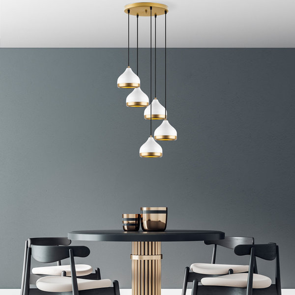 opviq Luminara Elegance Chandelier 111cm White Glow | Opviq