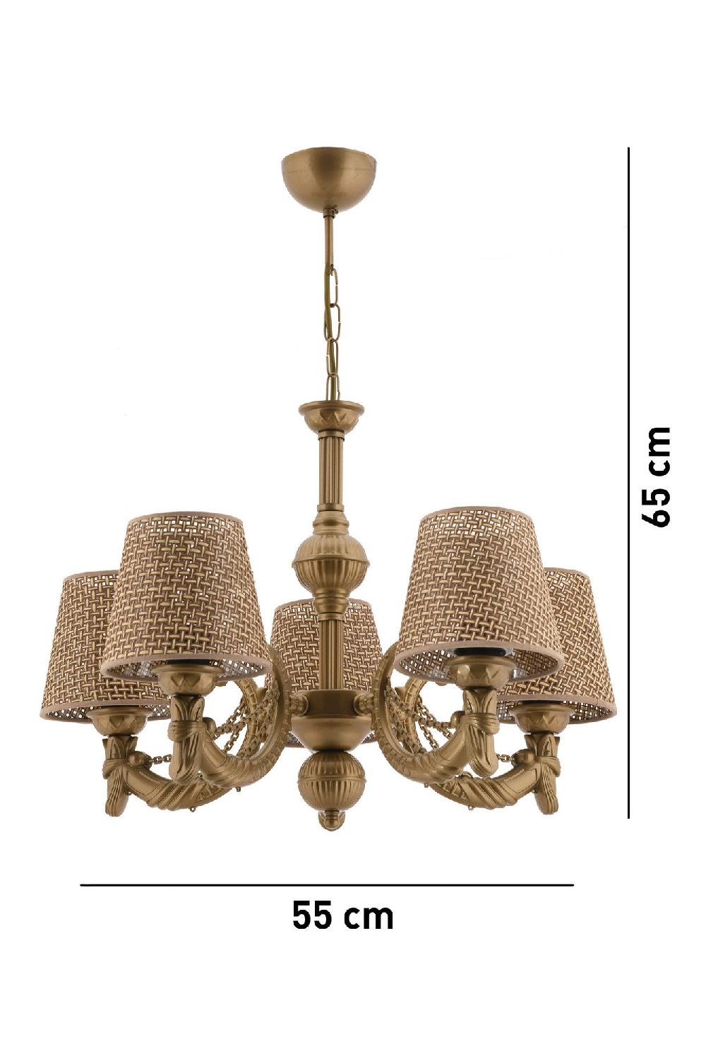 Opviq Luminara Elegance Chandelier 55X65 Crystal Glow | Opviq