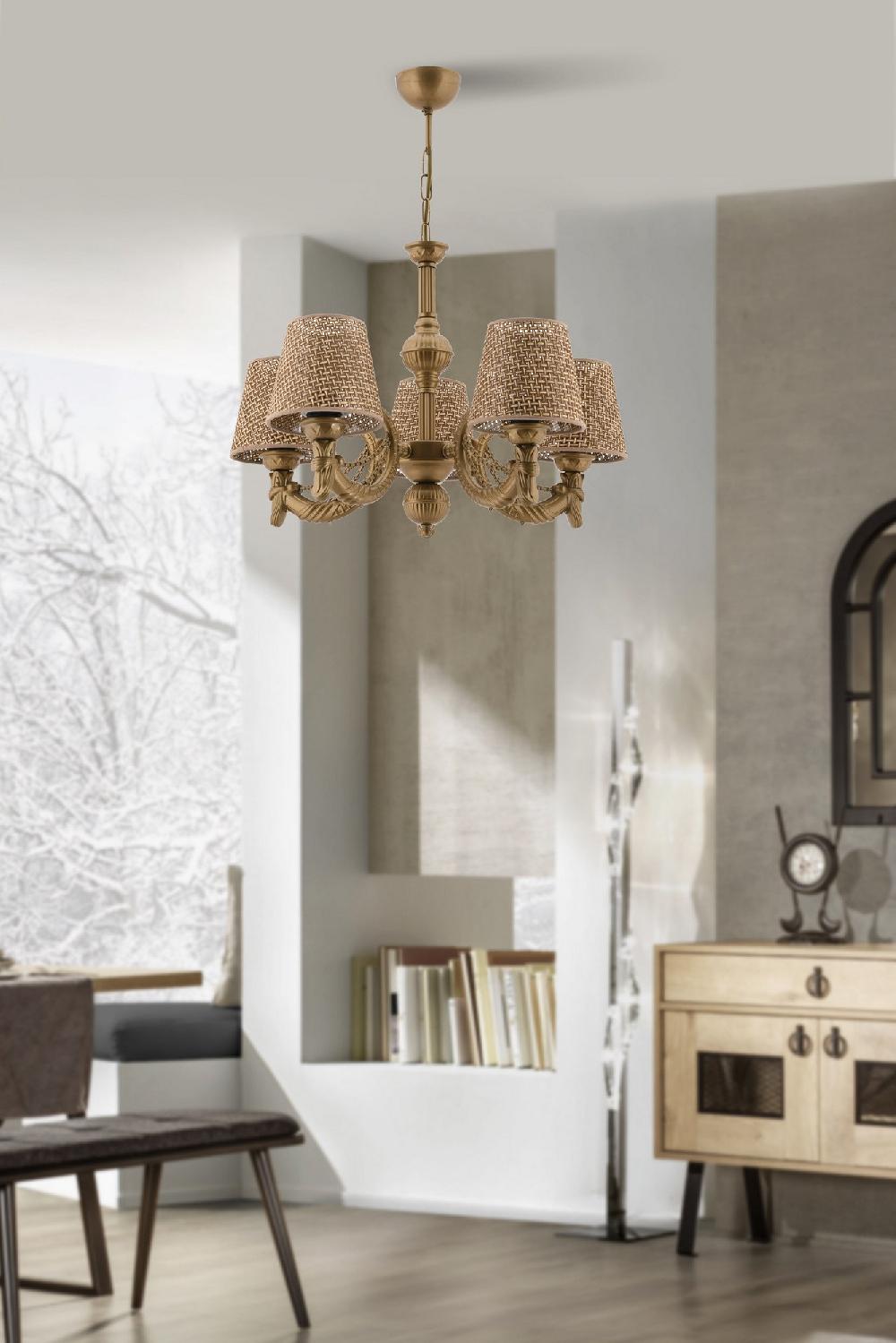 opviq Luminara Elegance Chandelier 55X65 Crystal Glow | Opviq