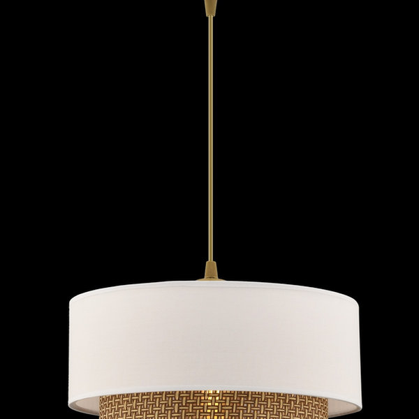 Opviq Luminara Elegance Chandelier - Beige & White Bliss | Opviq