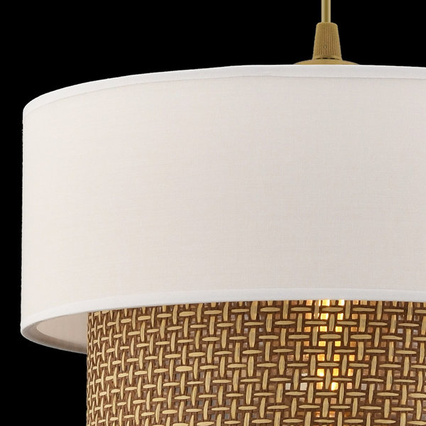 Opviq Luminara Elegance Chandelier - Beige & White Bliss | Opviq