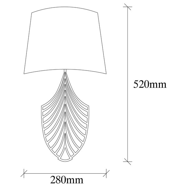 Opviq Luminara Elegance: Noir & Blanc Wall Light | Opviq