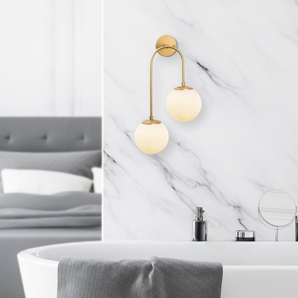 Opviq Luminara Elegance: The Glam Baroque Wall Lamp | Opviq