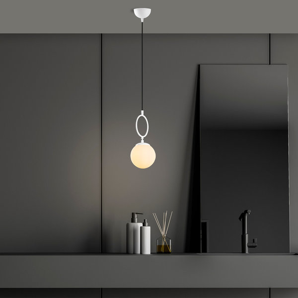 Opviq Luminara Elegance: The White Metal Chandelier | Opviq