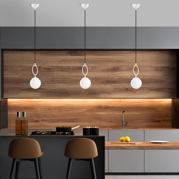 Opviq Luminara Elegance: The White Metal Chandelier | Opviq