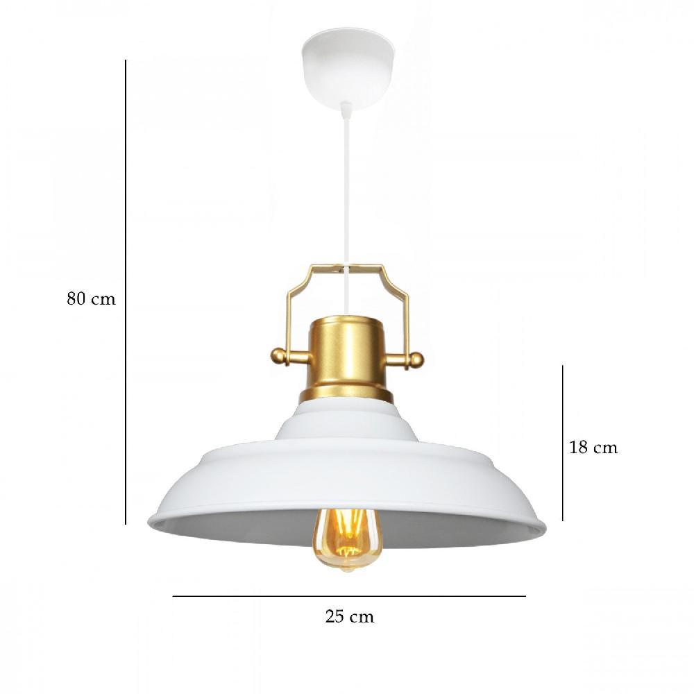 Opviq Luminara Elegance: White Metal Chandelier Delight | Opviq