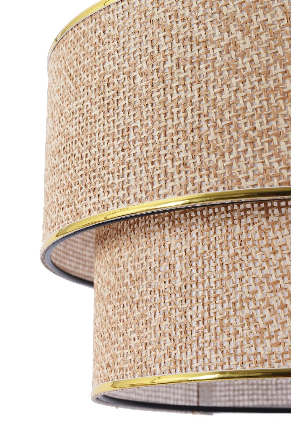 Opviq Luminara Elevé: Ecru & Brown Elegance Chandelier | Opviq