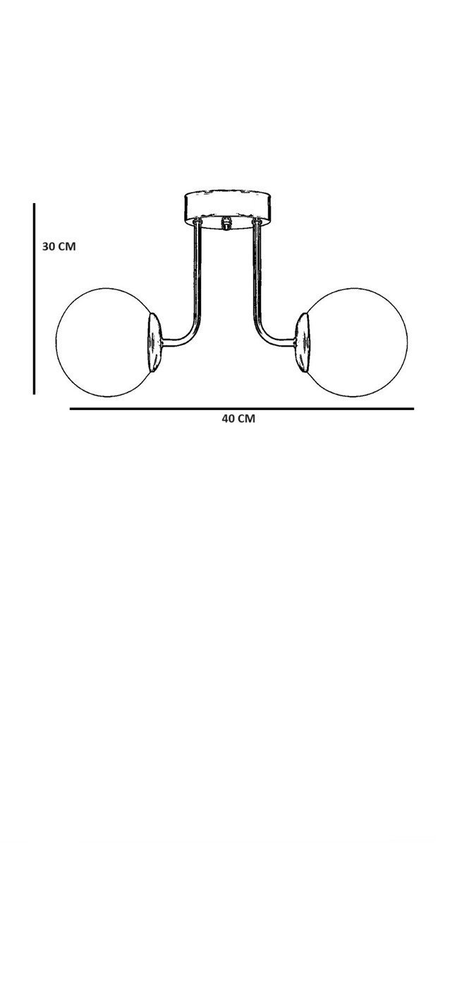 Opviq Luminara Fumetrix Chandelier 40 Cm Elegance | Opviq