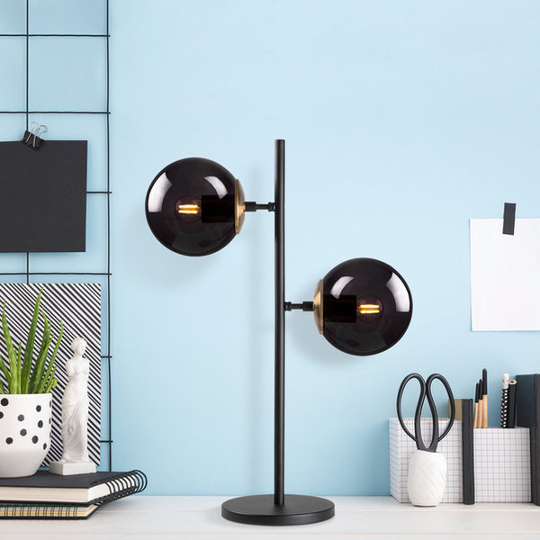opviq Luminara Fusion: Chic Metal Elegance Lamp | Opviq