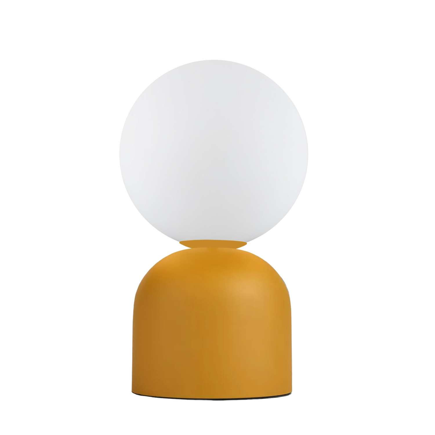 Opviq Luminara Gleam: Yellow Metal Table Lamp Delight | Opviq