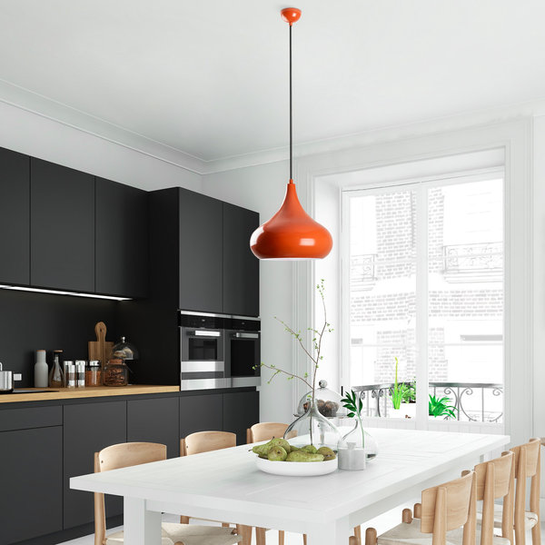 Opviq Luminara Glint - Adjustable Orange Chandelier | Opviq