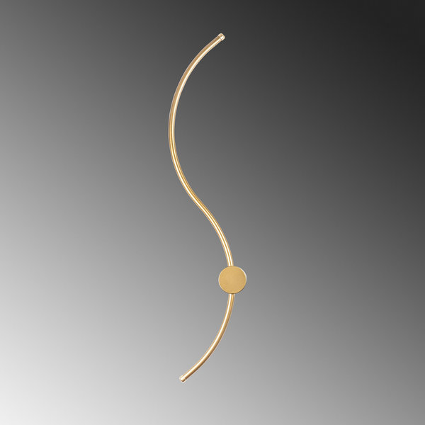 Opviq Luminara Glint: Sleek Metal Wall Radiance | Opviq