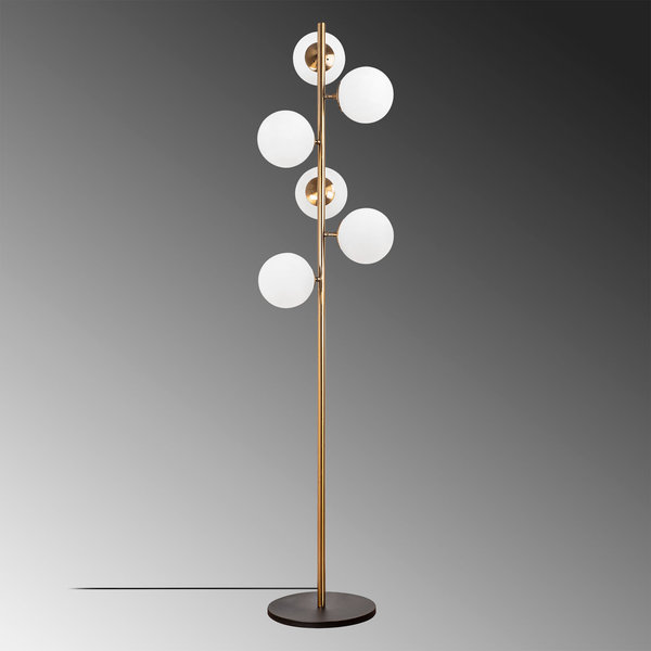 Opviq Luminara Glint: Vintage Elegance Floor Lamp | Opviq