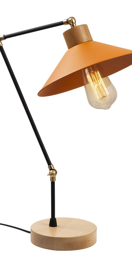 Opviq Luminara GlowSphere: Modern Orange Elegance | Opviq