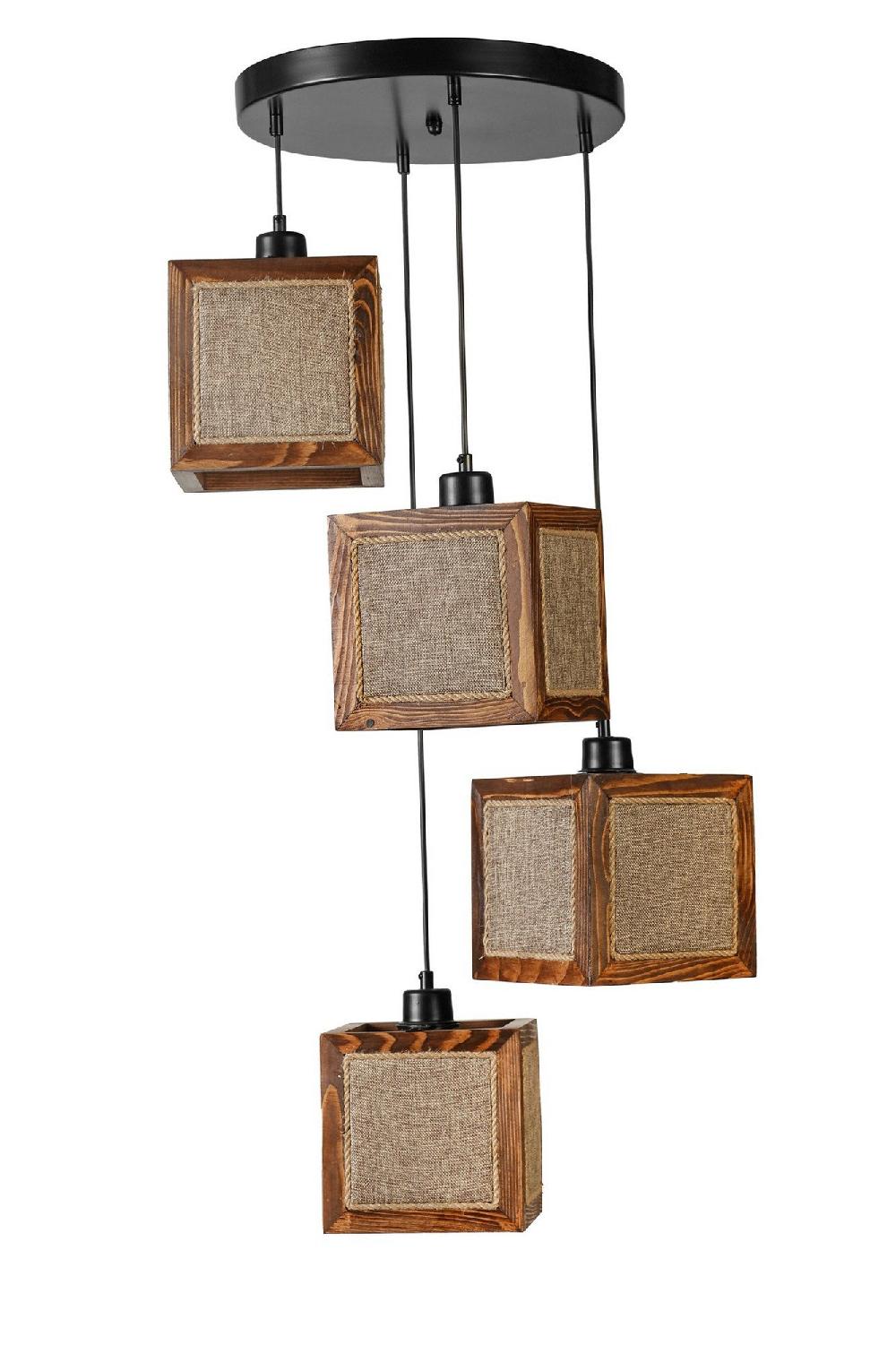 Opviq Luminara Haven: Rustic Elegance Chandelier | Opviq