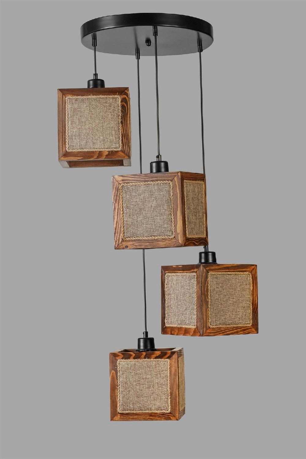 Opviq Luminara Haven: Rustic Elegance Chandelier | Opviq