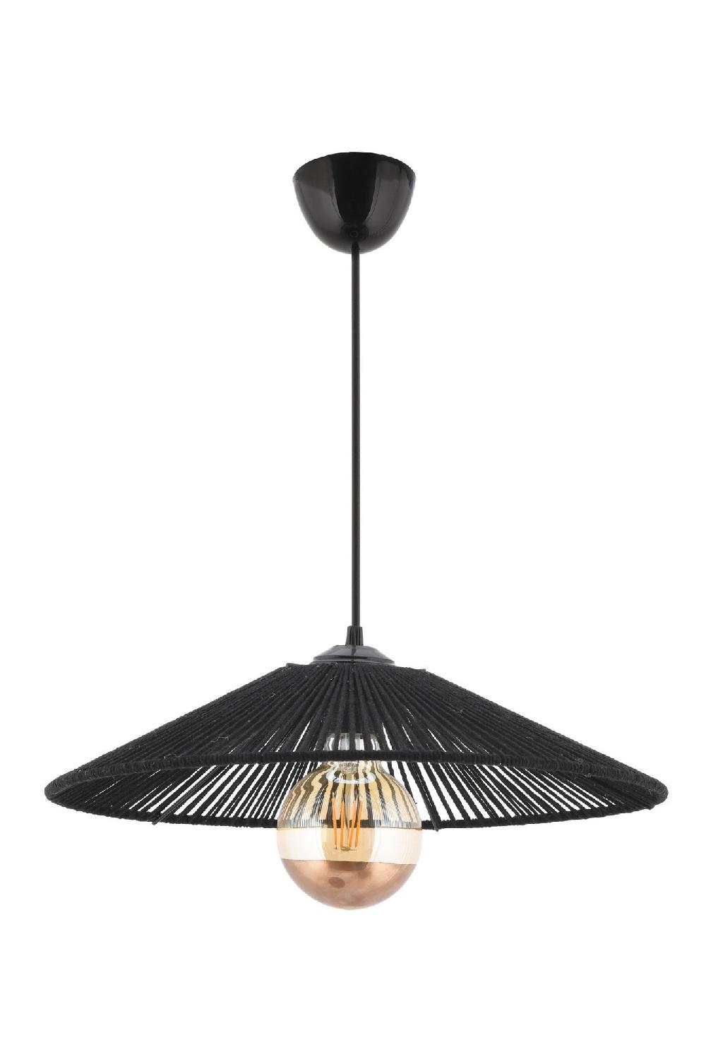 Opviq Luminara JuteGlow Chandelier 40x40 Cm Black Elegance | Opviq