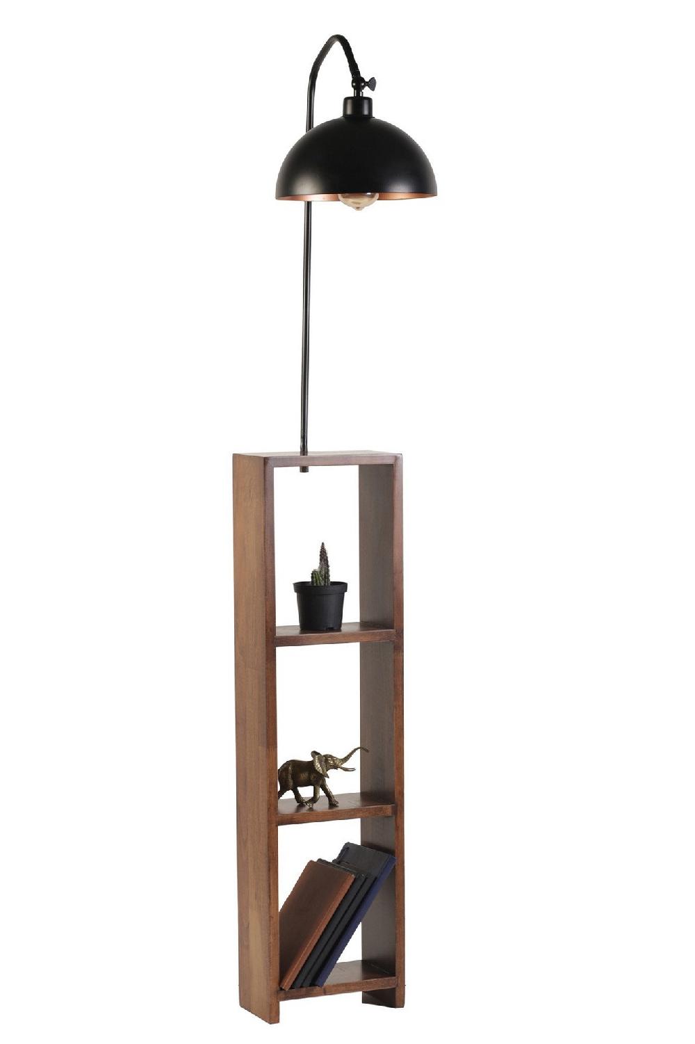 Opviq Luminara Luxe: The Beech & Metal Elegance Lamp | Opviq