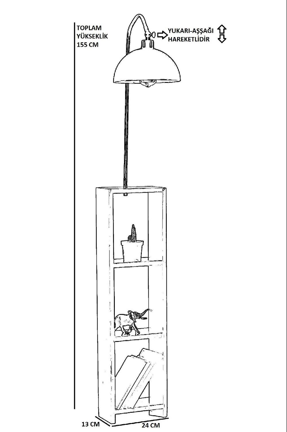 Opviq Luminara Luxe: The Beech & Metal Elegance Lamp | Opviq