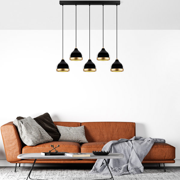 Opviq Luminara Noir: Adjustable Elegance Chandelier | Opviq