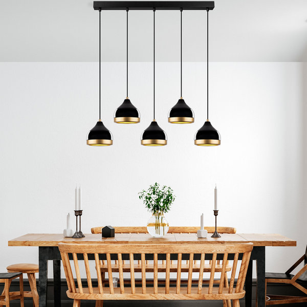 opviq Luminara Noir: Adjustable Elegance Chandelier | Opviq
