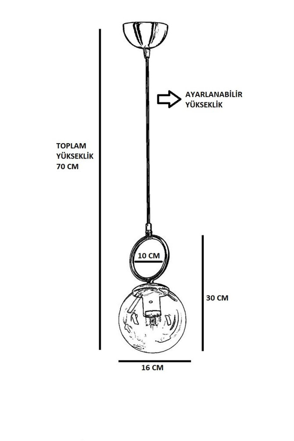 Opviq Luminara Noir: Industrial Chic Chandelier | Opviq