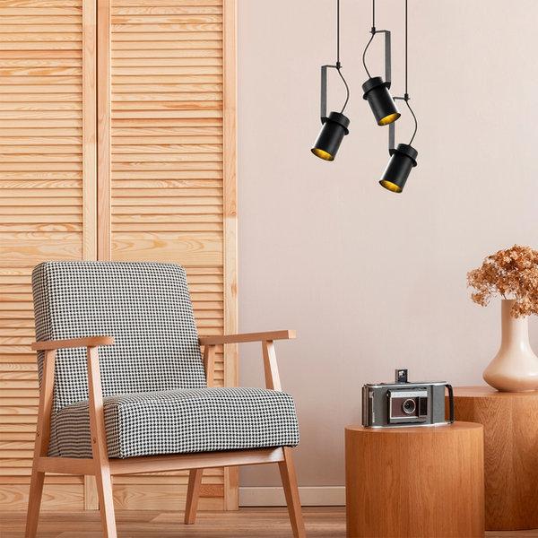 opviq Luminara Noir - Industrial Elegance Chandelier | Opviq