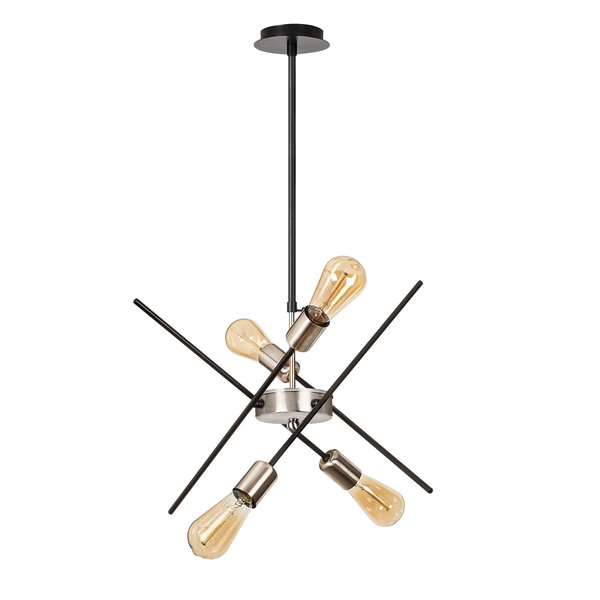 Opviq Luminara Noir: Industrial Elegance Chandelier | Opviq