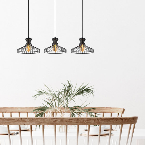 Opviq Luminara Noir: Industrial Elegance Chandelier | Opviq