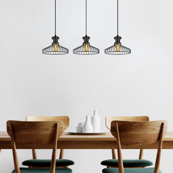 opviq Luminara Noir: Industrial Elegance Chandelier | Opviq