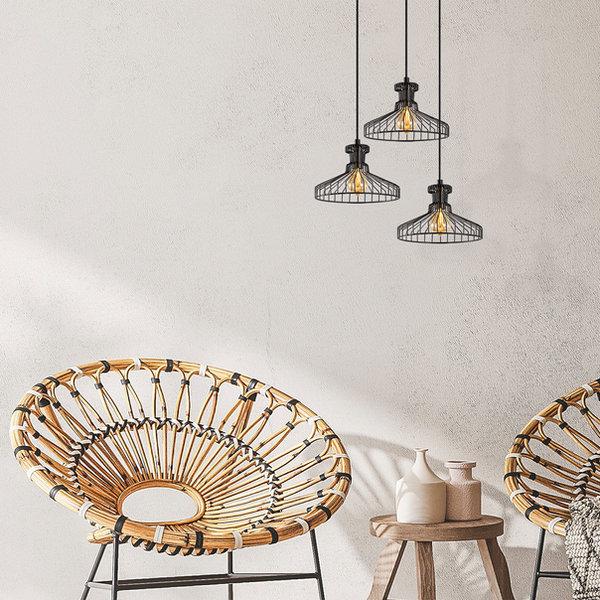 opviq Luminara Noir: Industrial Elegance Chandelier | Opviq