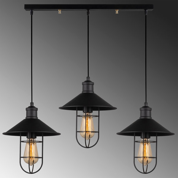 Opviq Luminara Noir: Industrial Elegance Chandelier | Opviq