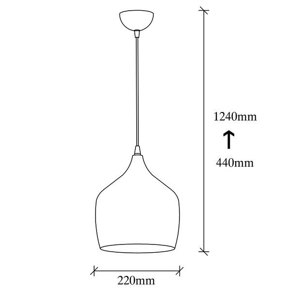 Opviq Luminara Noir - Industrial Elegance Chandelier | Opviq