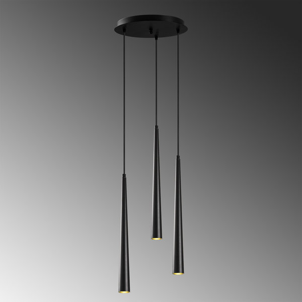 Opviq Luminara Noir: Industrial Elegance Chandelier | Opviq
