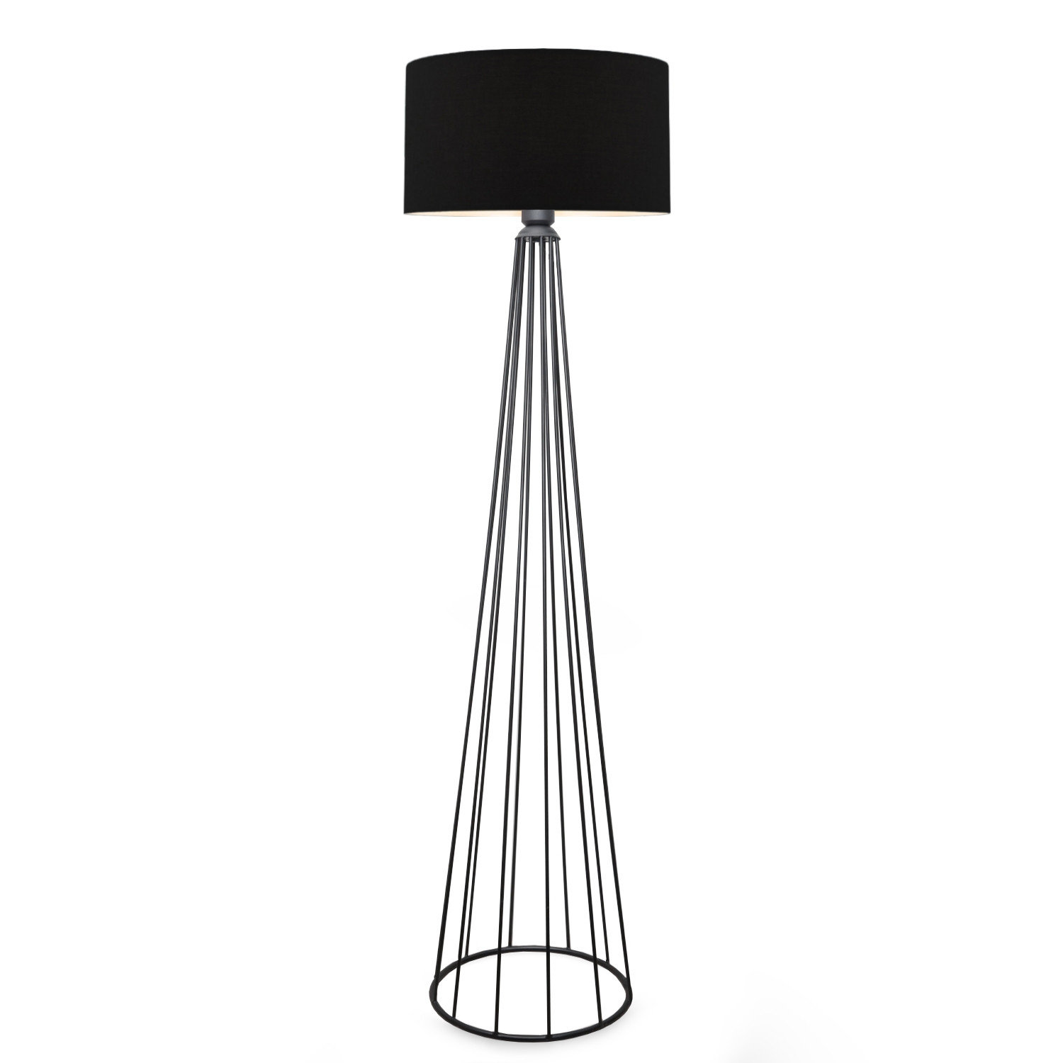 Opviq Luminara Noir: Industrial Elegance Floor Lamp | Opviq