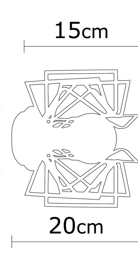 Opviq Luminara Noir - Modern Black Wall Elegance | Opviq