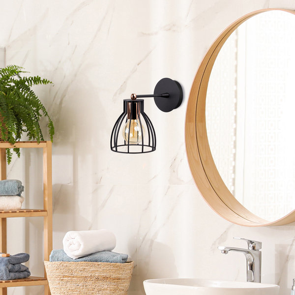 opviq Luminara Noir: Modern Bronze Wall Sconce | Opviq